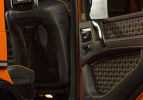 Mercedes Benz G63 AMG тюнинг, установка аудиосистемы и раздельный задний ряд. sf-audio sf-design в автомобили w463 w464 Автозвук highend